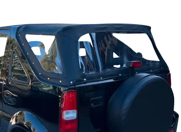 Capote 4x4 Suzuki Jimny Serie 1 cabriolet en vinyle grain cuir en 3 parties | Disponible maintenant
