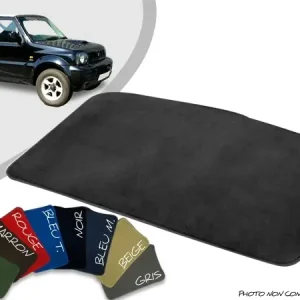 Offre exceptionnelle | Tapis coffre sur-mesure Suzuki Jimny Serie 2 cabriolet velours bordé