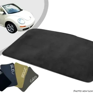 Derniers jours | Tapis coffre sur-mesureVolkswagen New Beetle cabriolet moquette aiguilletée surjetée