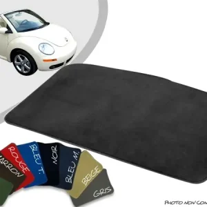 Prix mini | Tapis coffre sur-mesure Volkswagen New Beetle cabriolet velours bordé