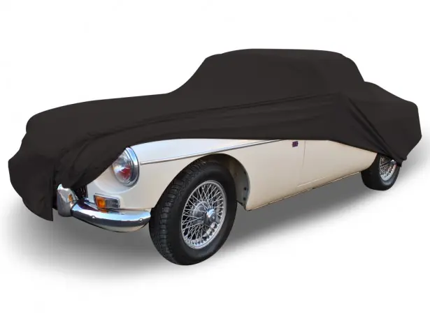 Bâche protection intérieure sur-mesure MG B en Jersey Coverlux - noire - Dernier arrivage
