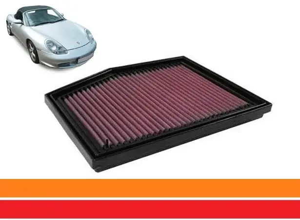 Incontournable | Filtre à air hautes performances K & N Porsche Boxster 986 cabriolet (2003/2004)