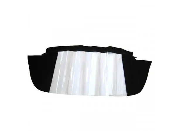 Lunette arrière pvc Cadillac Deville (1965-1970) cabriolet en vinyle supèrieur noir type Gcl - Bonne affaire
