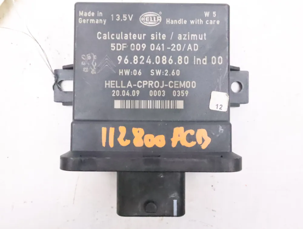 Module d‘éclairage occasion CITROEN C4 PICASSO I Phase 1 - 1.6 HDi 16v 110ch - Bon prix