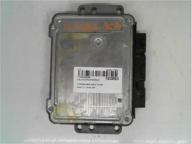 Calculateur moteur occasion CITROEN BERLINGO I Phase 2 - 1.6 HDI 92ch | Déstockage