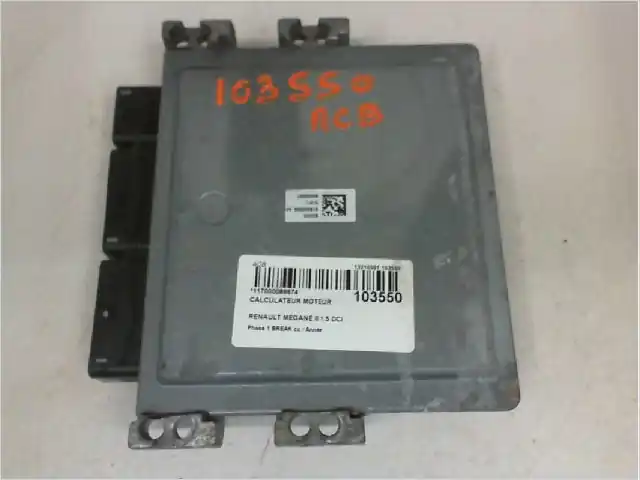 Calculateur moteur occasion RENAULT MEGANE III Phase 1 BREAK - 1.5 DCI 90ch | Prix mini