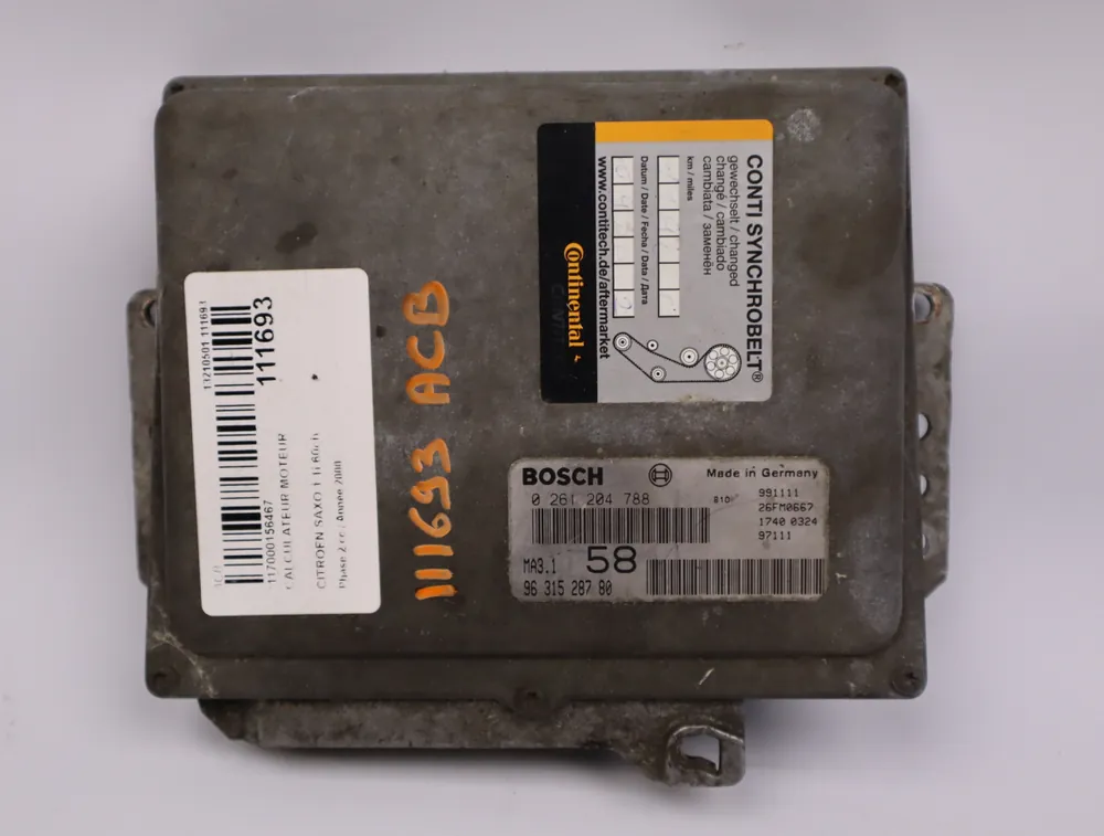 Achetez maintenant | Calculateur moteur occasion CITROEN SAXO Phase 2 - 1.1i 60ch