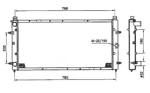 Nouveau produit | Radiateur de refroidissement VOLKSWAGEN TRANSPORTER