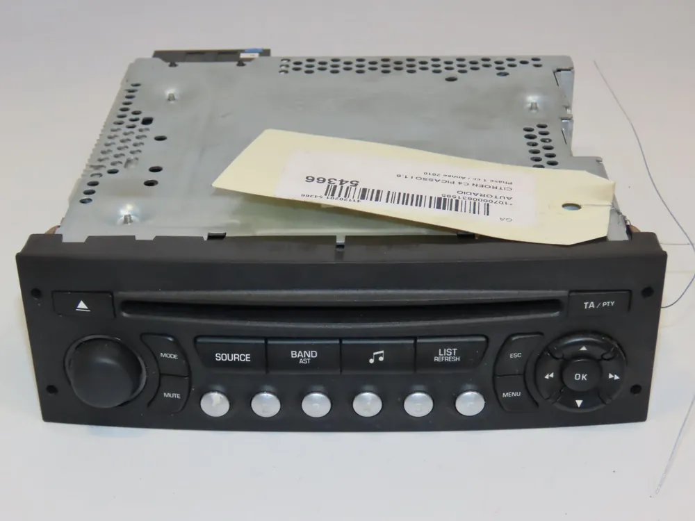Autoradio occasion CITROEN C4 PICASSO IPhase 1 01-2007->10-2013 1.6 HDi 16v 110ch | Incontournable