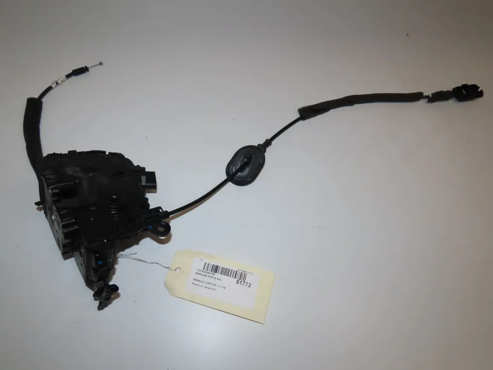 Prêt à expédier | Serrure porte avg occasion RENAULT CAPTURPhase 1 02-2013->... 1.2i 118 16V